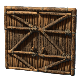 Crude Wooden Double Door