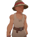 Bucolic Crimson Farmhand