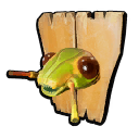 Green Shield Bug Wall Mount