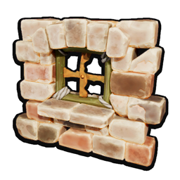 Windowed Mushroom Wall