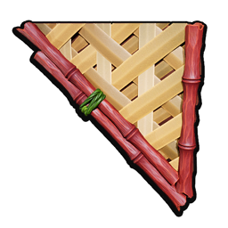 Inverted Pine Triangle Wall