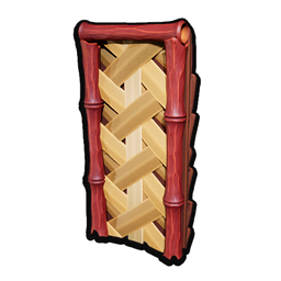 Pine Half Wall Vertical A