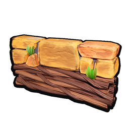 Pumpkin Half Wall B