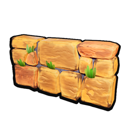 Pumpkin Half Wall
