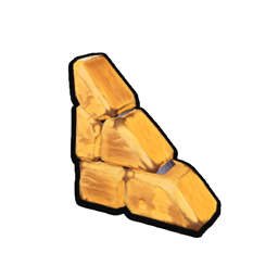 Pumpkin Quarter Triangle Wall