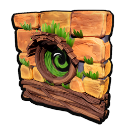 Windowed Pumpkin Wall B