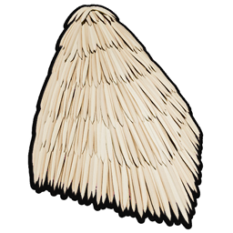 Thatch Roof Sq. Corner