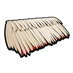 Thatch Flat Triangle Roof