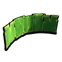 Grass Curved Half Wall A