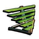 Corner Grass Stairs