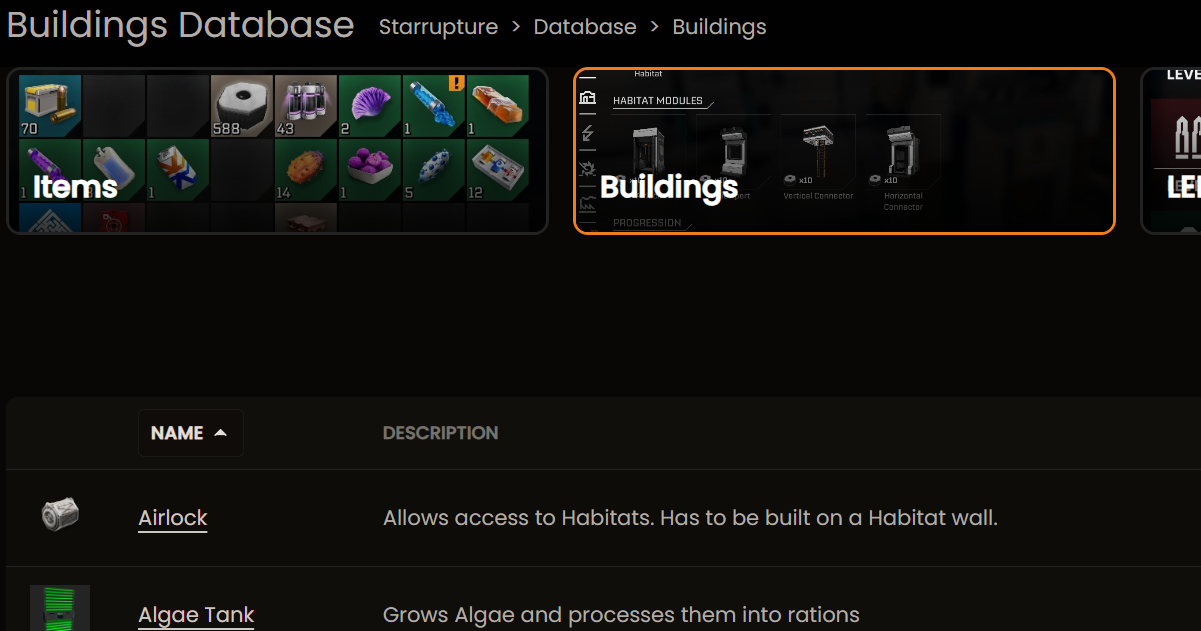 StarRupture Database