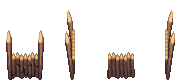 Tall Fence Wall Horizontal Weak Sprite