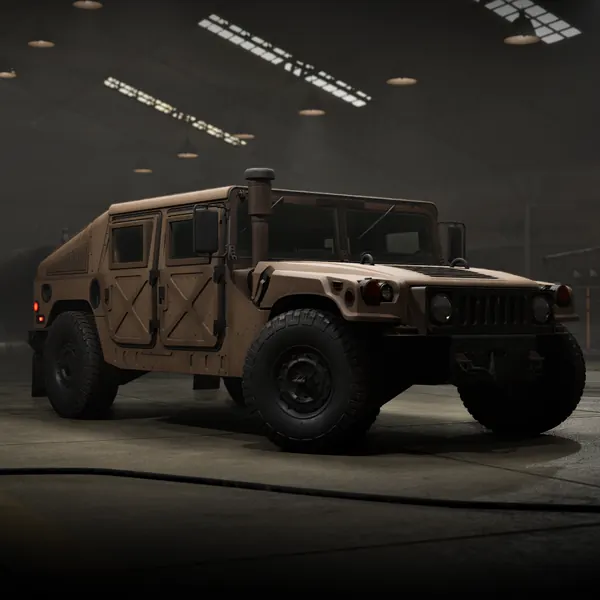Two Tone Desert Humvee